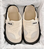 FILA 斐樂官方女鞋SMILA摩登拖鞋2025夏季新款元氣拖鞋休閑勃肯鞋 豆腐白-TF 39 曬單實拍圖