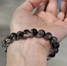 侗秘珍藏級天然老礦貓眼黑銀鈦晶手鏈黑發(fā)晶貓眼水晶手串男女生日禮物 珍藏級貓眼黑銀鈦10mm 曬單實(shí)拍圖
