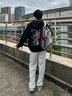 即勢美式灰色衛(wèi)褲子男士春夏季2025新款闊腿休閑褲子寬松直筒運(yùn)動(dòng)長褲 淺灰色H2089-LPH XL 【建議120斤-140斤】 曬單實(shí)拍圖