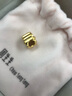 周生生黃金轉運珠 足金Charme文化祝福四方云紋串珠 92671C定價(jià) 曬單實(shí)拍圖