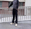 CAIDEN KETCH品牌男裝牛仔褲男士2025新款寬松直筒商務(wù)休閑男褲柔軟透氣褲子 黑灰色 32 腰圍2尺5 曬單實(shí)拍圖