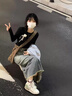 薩拉維夫 SLLAVIF時(shí)尚輕奢牛仔半身裙女夏季2025新復(fù)古中長(zhǎng)款顯瘦毛邊小個(gè)子魚尾裙 復(fù)古藍(lán) XS 曬單實(shí)拍圖