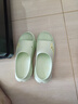 Saucony索康尼CRADLE搖籃2運動(dòng)拖鞋男女時(shí)尚一腳蹬緩震舒適涼鞋 淺綠42.5 曬單實(shí)拍圖