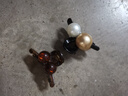 發(fā)量少短發(fā)尷尬期發(fā)夾過(guò)渡期神器發(fā)飾半扎小抓夾短燙發(fā)卡夾子頭飾 咖色圓珠+香檳色珠小抓夾兩個(gè)裝 曬單實(shí)拍圖