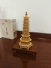 梵蒂威仕黃銅花絲金色文昌塔13層擺件書房辦公室桌面裝飾擺件送孩子禮品 曬單實拍圖