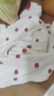 班喜迪嬰兒衣服夏季薄款嬰幼兒連體衣女寶寶公主外出服超萌短袖爬服夏裝 紅色 90cm 曬單實(shí)拍圖