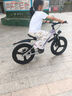 鳳凰官方旗艦店兒童山地自行車中大童變速男女鎂合金青少年學(xué)生車彩虹 鎂架/軸承中軸【刀輪單速】紫銀 20英寸【適合125CM-145CM】 曬單實(shí)拍圖