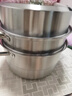 炊大皇304不銹鋼雙層蒸鍋家用復(fù)合底湯鍋蒸饅頭包子可視可立高拱蓋28cm 曬單實拍圖