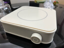 ±0日本正負零煮茶爐茶具電茶爐泡茶壺套裝電陶爐家用電熱爐茶臺泡茶專用 乳白色（機器+茶壺） 曬單實拍圖