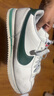 耐克（NIKE）女子 CORTEZ 輕便休閑阿甘鞋 DN1791-101帆白/綠-黑 38.5 曬單實(shí)拍圖