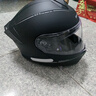 睿覓（RYMIC）摩托車(chē)頭盔揭面盔3C認證專(zhuān)業(yè)機車(chē)頭盔四季通用男女跑盔R935啞黑L 曬單實(shí)拍圖
