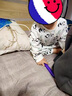 家妮兒睡袋嬰幼兒防踢被空調(diào)服睡衣春夏秋季薄款長(zhǎng)袖連體寶寶兒童家居服 熊貓睡袋90cm 曬單實(shí)拍圖