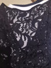MsShe【蕾絲背心短袖T恤套裝】大碼女裝2025新款夏裝胖mm顯瘦寬松 黑色現(xiàn)貨 3XL 曬單實拍圖