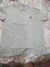 POLO SPORT奧萊保羅POLO衫短袖男士純色小馬標(biāo)刺繡翻領(lǐng)T恤男上衣衣服 花灰色 4XL (210-220斤) 曬單實拍圖