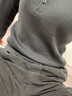 優(yōu)衣庫女裝羅紋亨利領(lǐng)T恤/長(cháng)袖修身短款內搭打底25新款479591 09 黑色 M /160/84A 曬單實(shí)拍圖