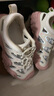 駱駝（CAMEL）丑萌登山鞋女時(shí)尚撞色戶外休閑鞋 L24M076602 米/銀/粉 36 曬單實(shí)拍圖