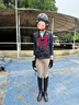 RIFRIF 馬術(shù)頭盔騎士安全帽子馬具裝備可調(diào)節(jié)騎馬頭盔歐盟安全認證 亞黑/鍍亮玫瑰金框 55cm 曬單實拍圖