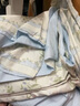 無印良品 HOMEA類全棉床上雙層紗四件套純棉床品被罩套200x230cm宿舍床單三件套 浪漫邂逅【A類母嬰級面料】 1.8m床單款四件套-被套200x230cm 曬單實拍圖