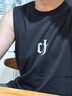 CHINISM  CH赤塵美式純棉背心男夏季潮流休閑寬松運(yùn)動(dòng)無(wú)袖坎肩t恤高級(jí)感 黑色 XL 曬單實(shí)拍圖