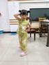 可歆寶貝女童夏季新中式套裝2025新款兒童裝寶寶背心闊腿褲夏款唐裝兩件套 圖片色祥云兔 90 碼建議1-2歲（身高85左右） 曬單實(shí)拍圖