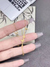 中國黃金（CHINA GOLD）黃金項鏈足金蝴蝶流蘇項鏈女新款套鏈七夕情人節生日禮物送女朋友 足金小仙蝶項鏈 約2.5g【品牌禮盒】 曬單實(shí)拍圖