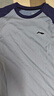 李寧（LI-NING）乒乓球服短袖男女比賽服速干訓(xùn)練套裝運(yùn)動服兩件裝 藍(lán)/紫 XL  曬單實拍圖
