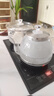 自動(dòng)上水電熱水壺茶吧機(jī)燒水壺通用配套茶臺(tái)茶爐水壺配件煮茶壺 1L 半自動(dòng)頂部加水_黑色 曬單實(shí)拍圖