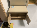 尋巧（SPERMEK）鞋柜換鞋凳入戶(hù)門(mén)口感家用坐凳一體輕奢進(jìn)門(mén)玄關(guān)鞋架穿鞋凳子可坐 【奶咖色60CM】可放45碼 曬單實(shí)拍圖