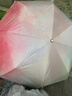 斯睿霖德國濕畫漸變黑膠太陽傘防曬防紫外線晴雨兩用遮陽傘自動雨傘女高 春櫻.三折手動 曬單實(shí)拍圖
