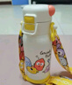 皇寵兒童保溫杯小學(xué)生直飲大容量水杯吸管杯外出水壺二合一550ml+杯套 曬單實(shí)拍圖