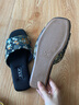 恒源祥民族風(fēng)拖鞋夏季繡花居家室內透氣防滑牛筋底涼拖鞋女 黑色 36 -37 曬單實(shí)拍圖