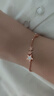 Grace Girl星星月亮手鏈女士玫瑰金簡(jiǎn)約時(shí)尚銀飾品520情人節(jié)生日禮物送女友 曬單實(shí)拍圖