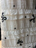 巧丂半身裙女士長裙子2025夏季度假風(fēng)蕾絲鏤空碎花魚尾顯瘦純欲時(shí)尚 蝴蝶結(jié)半身裙【白色】 M 【建議90-100斤】 曬單實(shí)拍圖