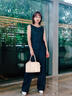 Laurèl【萊賽爾纖維】25秋新款仿牛仔簡約馬甲女LWD363B00400 午夜藍 S 曬單實拍圖