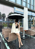 WCZ德國雨傘女晴雨兩用男士加厚加固高顏值漸變?nèi)詣犹杺惴雷贤饩€ 海鹽藍【加大加固防暴曬】旗艦款 曬單實拍圖