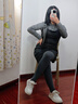 良人訪灰色打底褲女春秋外穿2025新款 深灰色 1條裝 2XL 曬單實拍圖