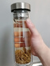 AILUKI日本杯子玻璃杯泡茶大容量茶杯高硼硅玻璃杯耐熱防爆雙層隔熱男款 雙層玻璃鋼本色+隔熱杯套500ml 曬單實(shí)拍圖