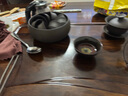 祥業(yè)整套功夫茶具套裝紫砂百福家用喝茶陶瓷蓋碗茶洗茶杯 紫砂百福帶茶洗13件套 曬單實(shí)拍圖