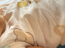 貝樂咿嬰兒衣服新生兒背心純棉打底肩扣薄款幼兒護肚吊帶男女寶寶半背衣 5484愛心熊+5483蘋果熊 59 （建議1-3個月） 曬單實拍圖