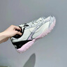 斐樂(lè)（FILA）【楊冪同款】女鞋芭蕾2老爹鞋2025夏季新款跳跳德訓(xùn)休閑運(yùn)動(dòng)鞋 白棉花糖/太空銀-MS 37.5 曬單實(shí)拍圖