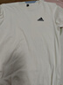 adidas情侶休閑純棉上衣圓領(lǐng)短袖T恤男女夏季阿迪達(dá)斯官方輕運(yùn)動(dòng) 米白 XL 曬單實(shí)拍圖