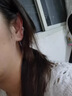 韓式都品一體式耳環(huán)耳骨夾女2025新款爆款獨特小眾高級感流蘇耳線(xiàn)耳釘耳飾 一只交叉耳線(xiàn) (白金色) 曬單實(shí)拍圖