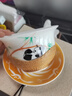 瓷胎竹編熊貓蓋碗茶杯四川省非遺手工金沙太陽(yáng)神鳥(niǎo)竹絲扣瓷伴手禮 竹編熊貓蓋碗（帶禮盒手提袋） 曬單實(shí)拍圖