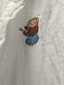 暖喬全棉雙層棉紗白襯衫女長袖寬松顯瘦刺繡學(xué)院風(fēng)文藝打底純棉襯衣 白色 S（110-120斤） 曬單實拍圖
