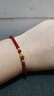 中國黃金愛心黃金手鏈女足金瑪瑙轉(zhuǎn)運(yùn)珠手串七夕情人節(jié)禮物送女友老婆 足金愛心金珠手串-紅瑪瑙 曬單實(shí)拍圖