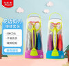 得力（deli）【超級爆款】小鱷魚(yú)兒童剪刀 安全型軟膠護手 學(xué)生手工DIY剪紙刀 小學(xué)生幼兒剪子 綠色6071 曬單實(shí)拍圖