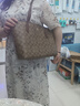 蔻馳（COACH）【品牌直供】coach女包Zip30拉鏈款手提單肩大號托特包送女友禮物 4455IME74卡其棕 曬單實拍圖