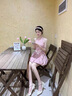 Ehangy高檔仙女高跟鞋女2025新款細跟綢緞氣質婚鞋七夕情人節(jié)禮物送女友 杏色菲拉[細跟] 8cm 38 曬單實拍圖