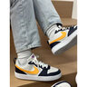 耐克（NIKE）官方男女鞋COURT BOROUGH皮面低幫運動休閑鞋 青少年學(xué)生復(fù)古板鞋 HJ3482-071/黑灰黃 36.5 【建議腳長23.5厘米】 曬單實拍圖