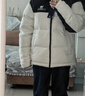 駱駝火山羽絨服2.0男【王俊凱同款】王者凱甲2.0情侶外套冬城市輕戶外 象牙白/暗夜黑，男女同款 L 曬單實(shí)拍圖